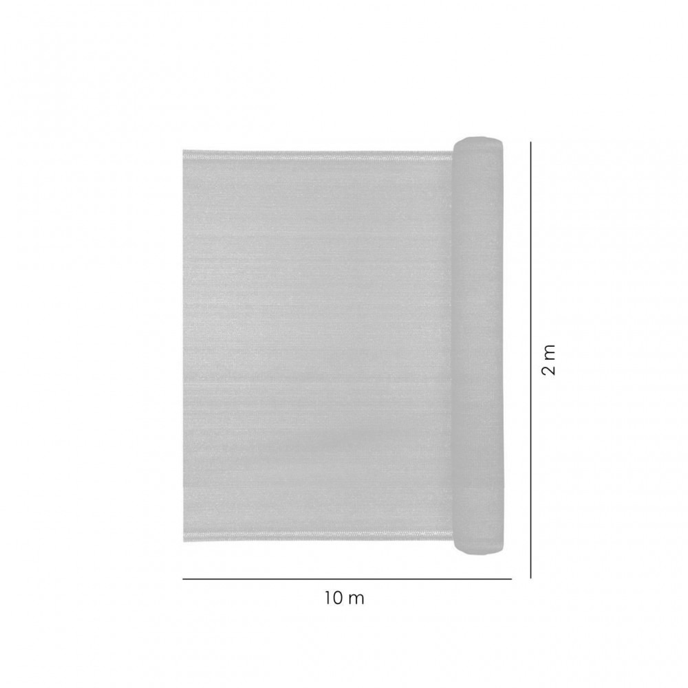 Plasa de umbrire, HDPE, 150 g/mp, grad de umbrire 85%, verde, 10x2 m