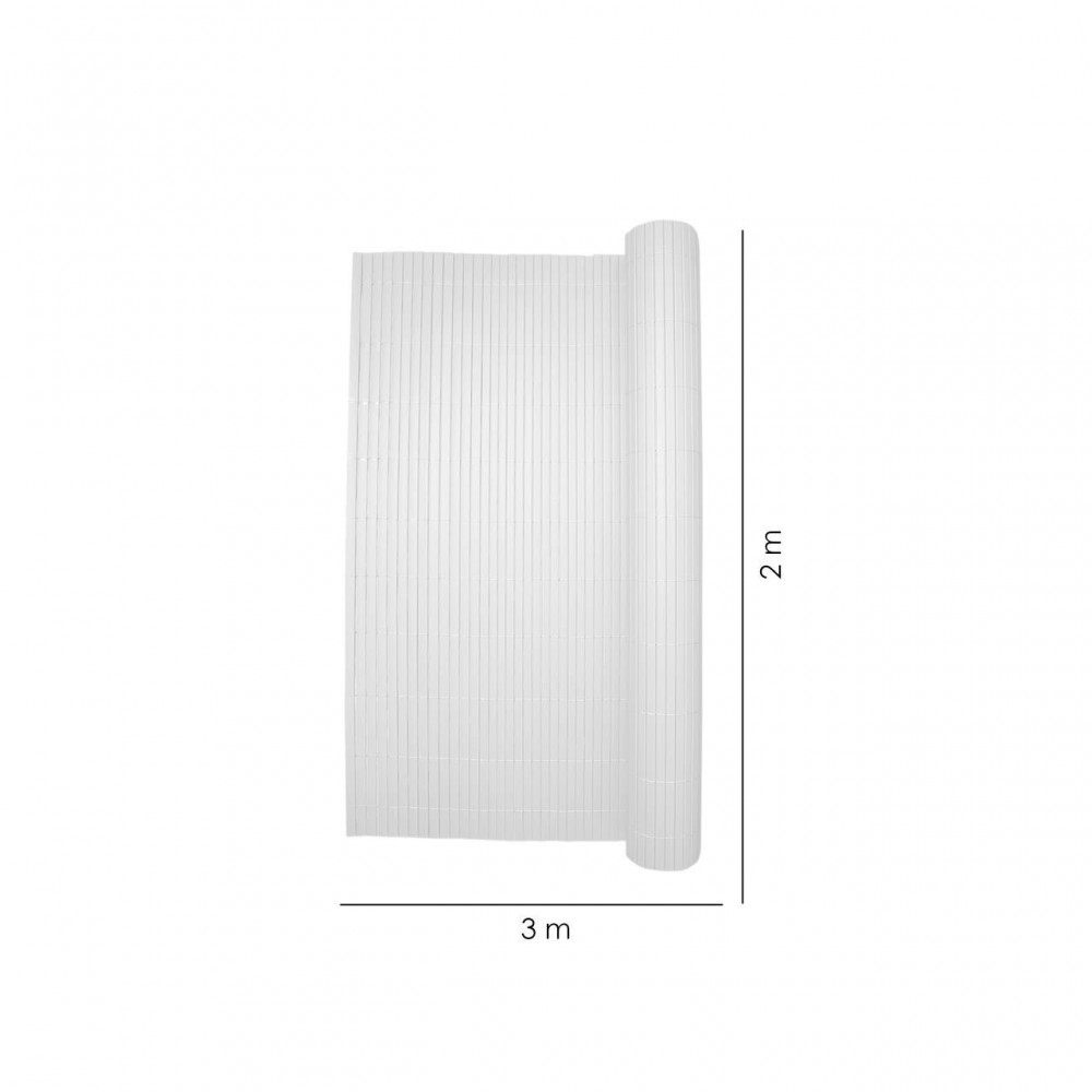 Paravan pentru balcon, terasa, gard PVC, verde, 1300 g/m2, UV, 3x2 m