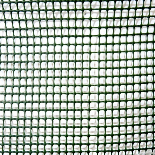Plasa pentru gard, plastic, 300 g/m2, verde, 10x10 mm, 50x1 m Plasa pentru gard, plastic, 300 g/m2, verde, 10x10 mm, 50x1 m