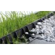 Bordura pentru gazon, plastic, 24 cuie tip harpon, 4.8 m
