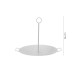Disc pentru gratar, metalic, cu picioare si agatator, 48.7x32 cm, Perfect Home Disc pentru gratar, metalic, cu picioare si agatator, 48.7x32 cm, Perfect Home