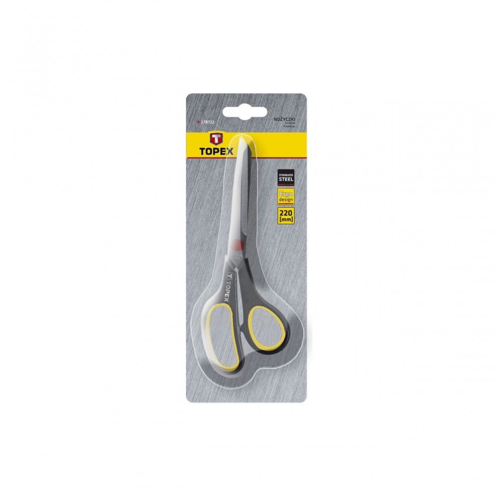 Foarfeca papetarie 220 mm Topex Foarfeca papetarie 220 mm Topex