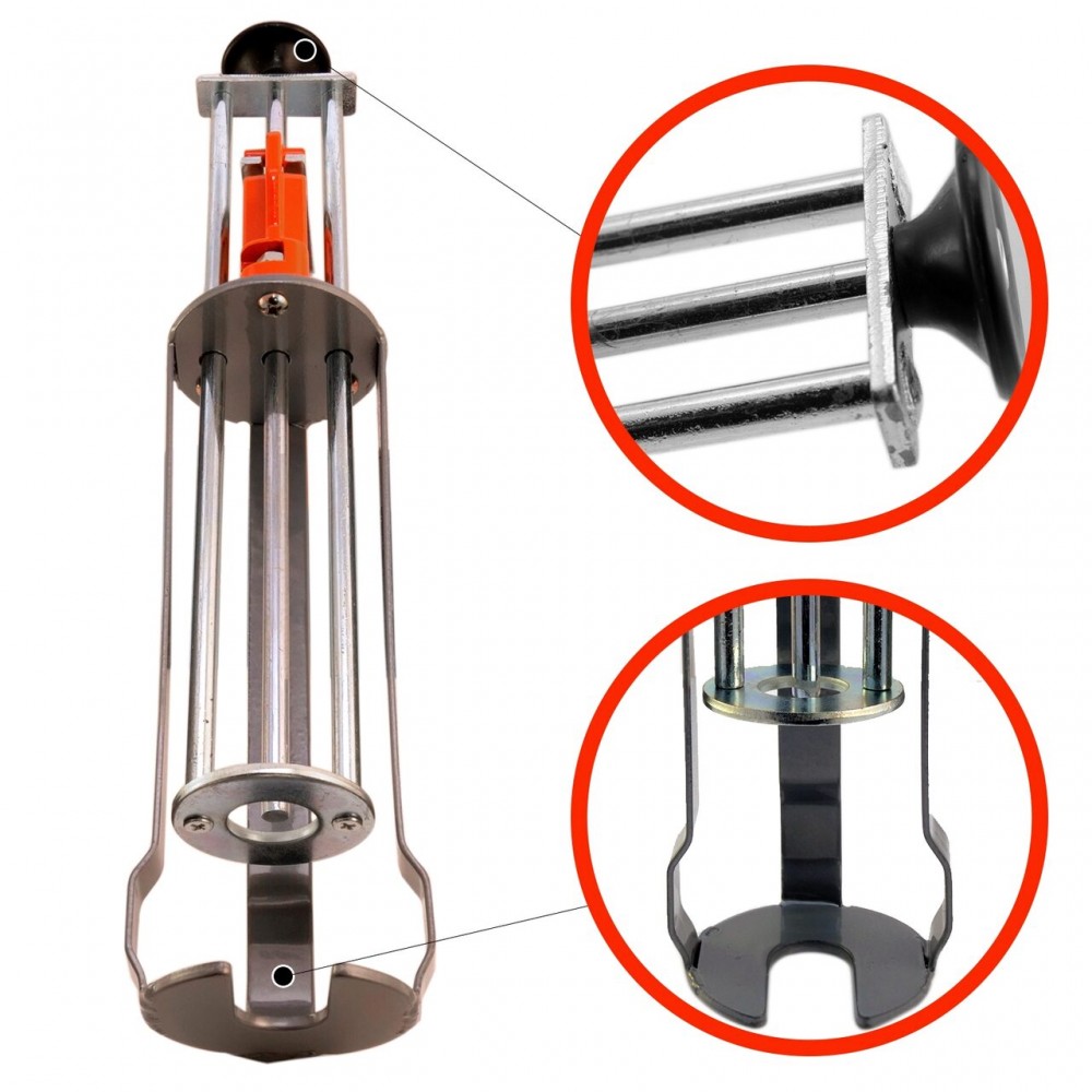 Pistol pentru ancora chimica, otel, 220 ml, 21.5 cm, Richmann Exclusive