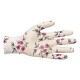 Manusi gradina nitril si poliester, model floral alb, BEOROL Manusi gradina nitril si poliester, model floral alb, BEOROL