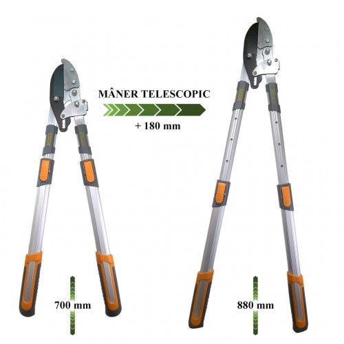 Foarfeca crengi, tip nicovala, teflon, otel SK5, maner telescopic 70-88 cm, Richmann Exclusive Foarfeca crengi, tip nicovala, teflon, otel SK5, maner telescopic 70-88 cm, Richmann Exclusive