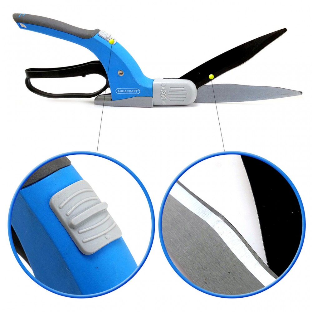 Foarfeca taiat iarba, gazon, rotativa, 360 grade, 36 cm, Aquacraft
