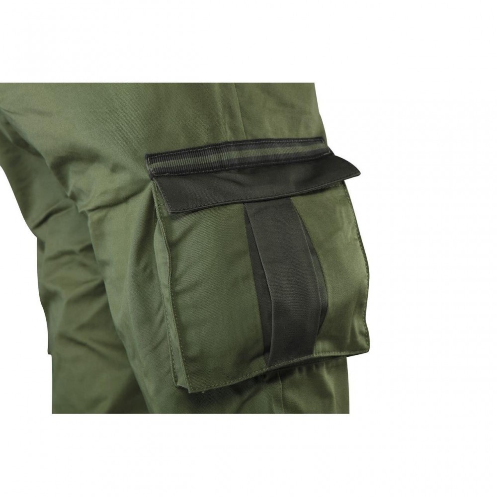 Pantaloni de lucru cu pieptar, salopeta, model Camo, maslin, marimea XL/54, NEO Pantaloni de lucru cu pieptar, salopeta, model Camo, maslin, marimea XL/54, NEO