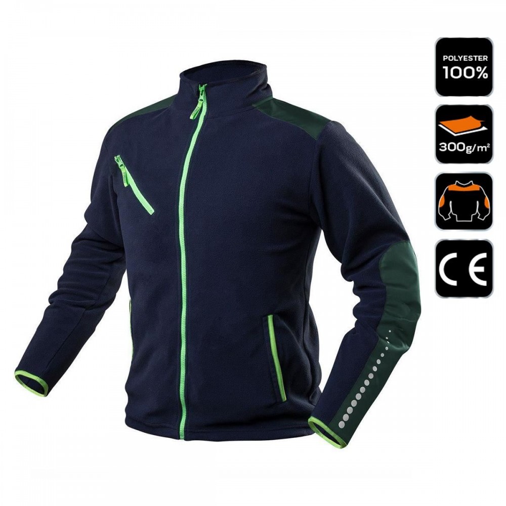 Geaca de lucru din lana polara, cu intarituri Cordura, model Premium, marimea XXL/56, NEO