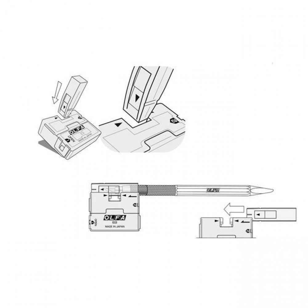 Cutter + 30 lame rezerva, pentru decoratii, OLFA