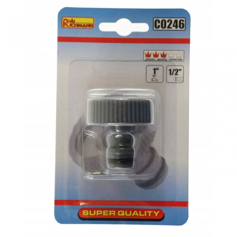 Adaptor robinet, filet interior, 1"-1/2", Richmann