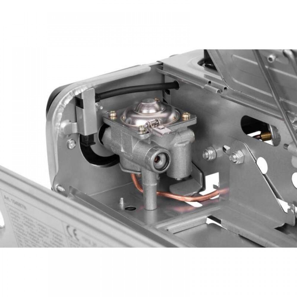 Aragaz smart camping, portabil, 2.06 kW, un arzator, aprindere piezo-electrica, 36x31x9 cm, Kemper