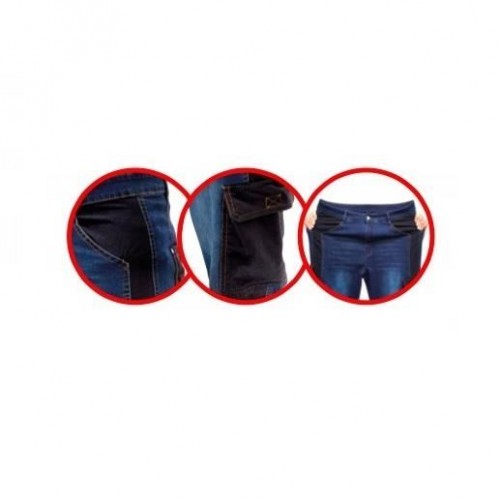 Pantaloni de lucru tip blugi, slim fit, model Denim, marimea LD/54, Dedra