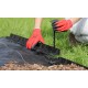 Bordura pentru gazon, plastic, 28 cuie tip harpon, 8 m 