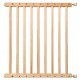 Poarta, grilaj, de siguranta, protectie copii, Isotrade, lemn, 66x117x68 cm