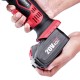 Polizor unghiular, flex, cu acumulator 4 Ah, incarcator 20V Li-ion, 2 discuri si manusi, 125 mm, Worcraft