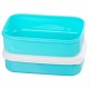 Cutie, caserola alimente, plastic, etansa, albastru, 2 compartimente, cu lingura/furculita, 1 L, 20.8x13.5x12.4 cm, MagicHome Cutie, caserola alimente, plastic, etansa, albastru, 2 compartimente, cu lingura/furculita, 1 L, 20.8x13.5x12.4 cm, MagicHome