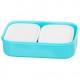 Cutie, caserola alimente, plastic, etansa, albastru, 2 compartimente, cu lingura/furculita, 1 L, 20.8x13.5x12.4 cm, MagicHome Cutie, caserola alimente, plastic, etansa, albastru, 2 compartimente, cu lingura/furculita, 1 L, 20.8x13.5x12.4 cm, MagicHome