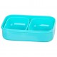 Cutie, caserola alimente, plastic, etansa, albastru, 2 compartimente, cu lingura/furculita, 1 L, 20.8x13.5x12.4 cm, MagicHome Cutie, caserola alimente, plastic, etansa, albastru, 2 compartimente, cu lingura/furculita, 1 L, 20.8x13.5x12.4 cm, MagicHome