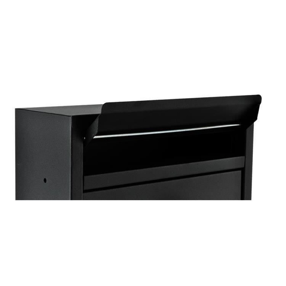 Cutie postala, otel galvanizat, negru, 21.7x8.5x32 cm, Malatec Cutie postala, otel galvanizat, negru, 21.7x8.5x32 cm, Malatec