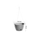 Ghiveci decorativ cu lant, rotund, antracit, 24.3x16 cm, Ratolla Round WSÃÂ Ghiveci decorativ cu lant, rotund, antracit, 24.3x16 cm, Ratolla Round WSÃÂ