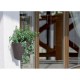 Ghiveci decorativ cu lant, rotund, maro, 25.6x21.9 cm, Rato Round WS Ghiveci decorativ cu lant, rotund, maro, 25.6x21.9 cm, Rato Round WS
