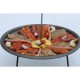 Disc pentru gratar, fonta, tip grill, cu picioare si agatator, 50 cm, Barbeque 