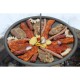 Disc pentru gratar, fonta, tip grill, cu picioare si agatator, 50 cm, Barbeque 