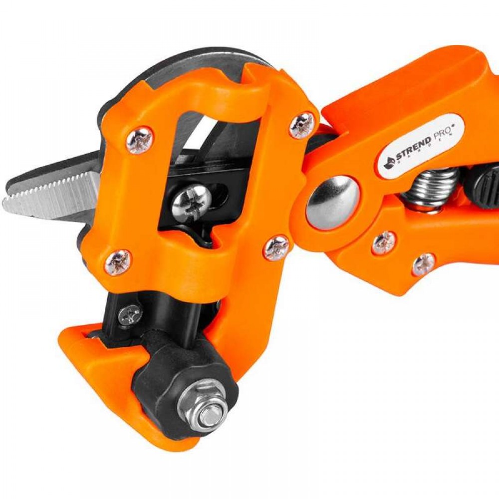 Foarfeca pentru altoit pomi fructiferi, vita de vie, cu ghilotina, husa, metoda Omega, 21.6 cm, Strend Pro