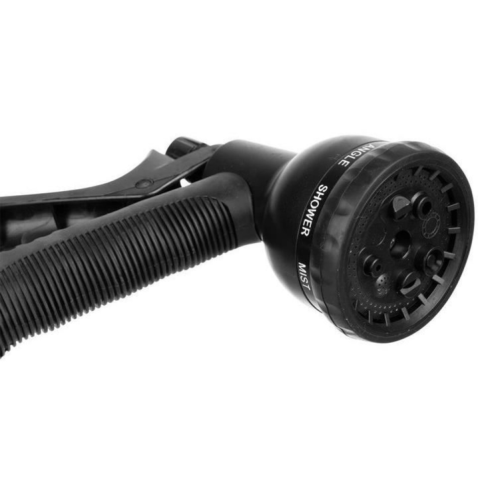 Furtun de gradina, extensibil, cu pistol stropit si husa, latex si cupru, negru, 5-15 m Furtun de gradina, extensibil, cu pistol stropit si husa, latex si cupru, negru, 5-15 m