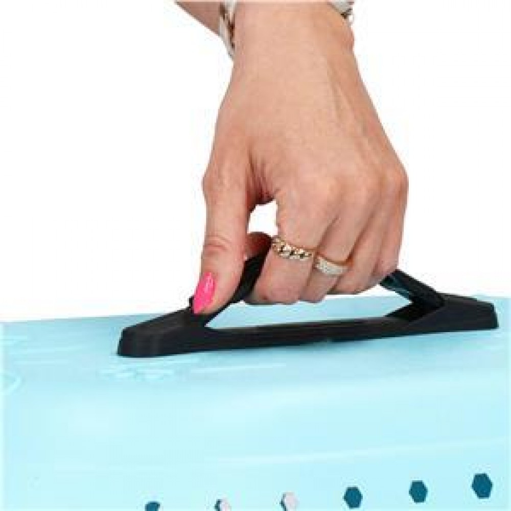 Geanta pentru transport caine/pisica, Springos, albastru si negru, plastic, max 7 kg, 48x33x28 cm Geanta pentru transport caine/pisica, Springos, albastru si negru, plastic, max 7 kg, 48x33x28 cm