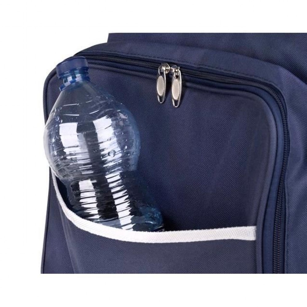 Geanta picnic, termoizolanta, impermeabila, cu maner, albastru, 35x23x35 cm, Isotrade Geanta picnic, termoizolanta, impermeabila, cu maner, albastru, 35x23x35 cm, Isotrade