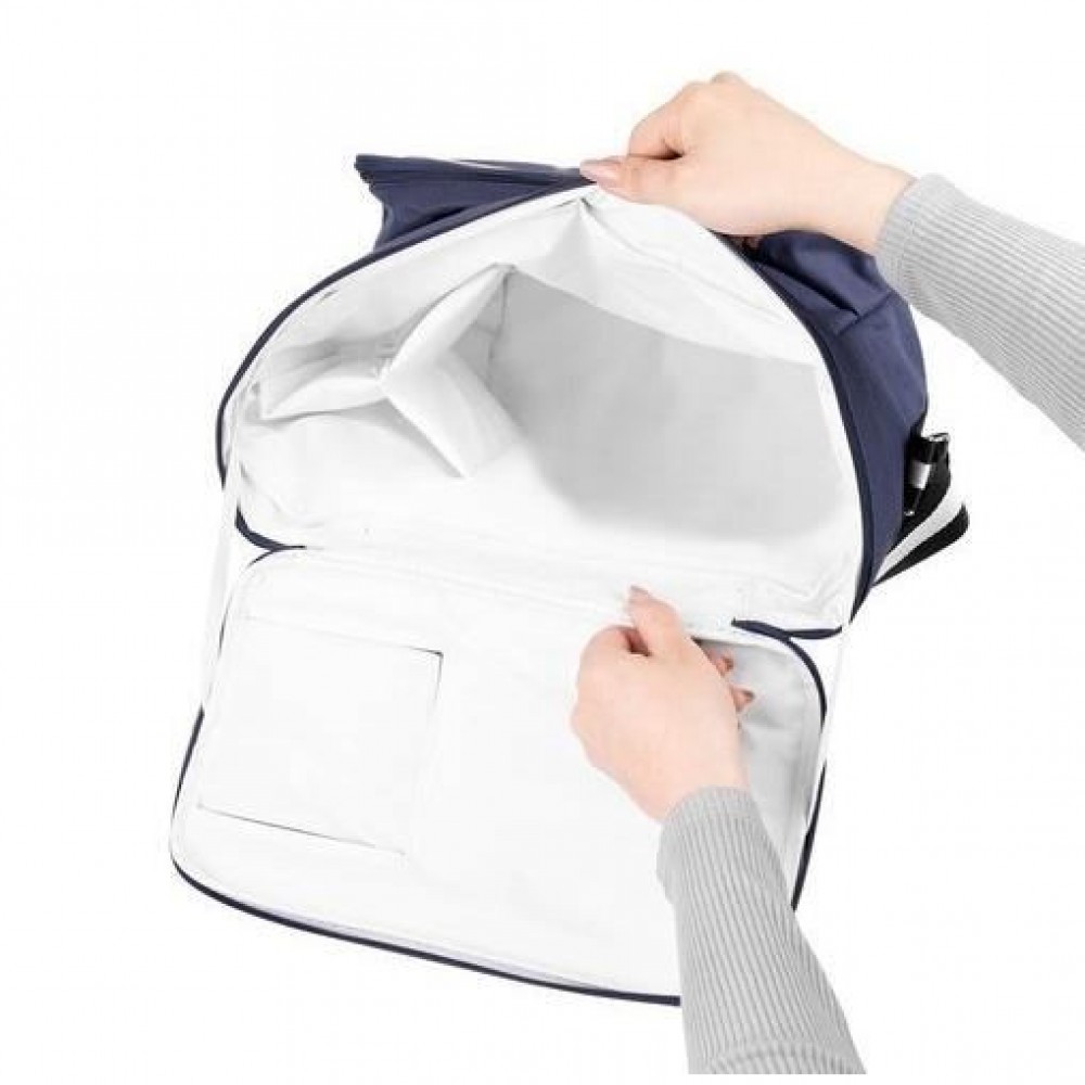Geanta picnic, termoizolanta, impermeabila, cu maner, albastru, 35x23x35 cm, Isotrade Geanta picnic, termoizolanta, impermeabila, cu maner, albastru, 35x23x35 cm, Isotrade