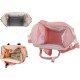 Geanta/rucsac termo pentru mamici, bebelus, Verk Group, impermeabila, roz, max 15 kg, 24x17x38 cm