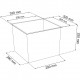 Ghiveci de flori patrat, RATO square, 32.5 x 32.5 cm, H 61 cm, 21/49 L, imitatie ratan, alb, Prosperplast Ghiveci de flori patrat, RATO square, 32.5 x 32.5 cm, H 61 cm, 21/49 L, imitatie ratan, alb, Prosperplast