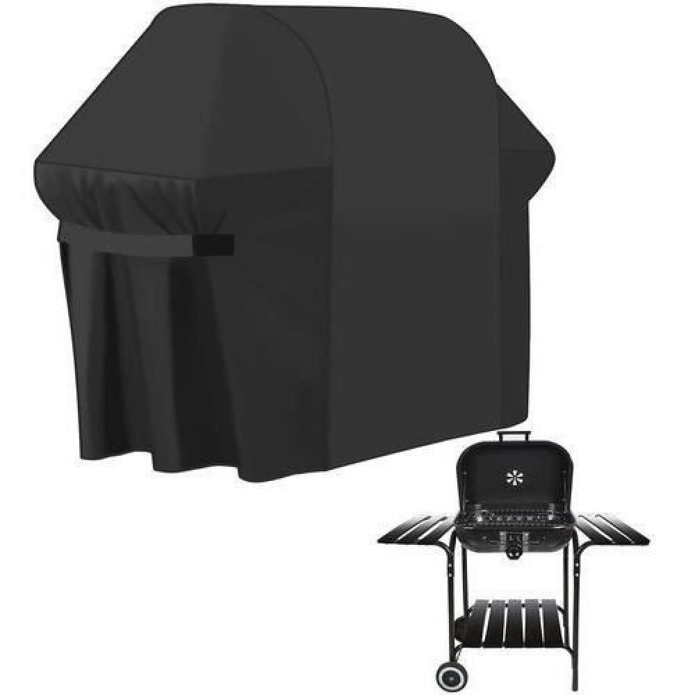 Husa protectie gratar gradina, dreptunghiular, impermeabila, neagra, 130x75x131 cm