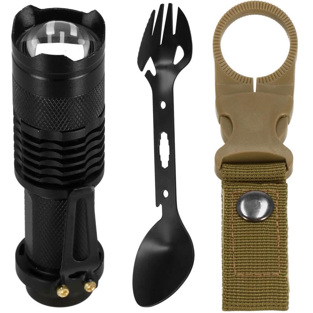 Kit turistic, supravietuire, multifunctional, cu trusa, set 21 piese, 20x11x5 cm, Springos Kit turistic, supravietuire, multifunctional, cu trusa, set 21 piese, 20x11x5 cm, Springos