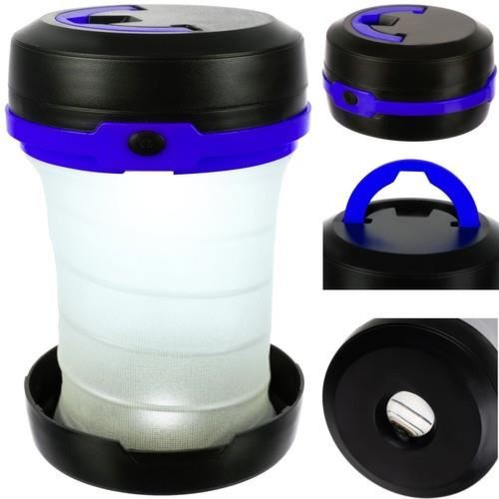 Lampa camping, turistica, pliabila, albastru, 2 in 1, LED, 5 W, 60 lm, 3xAA, Trizand Lampa camping, turistica, pliabila, albastru, 2 in 1, LED, 5 W, 60 lm, 3xAA, Trizand
