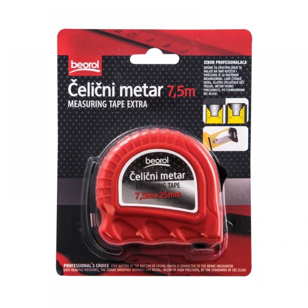 Ruleta, 7.5 m, basic, Beorol