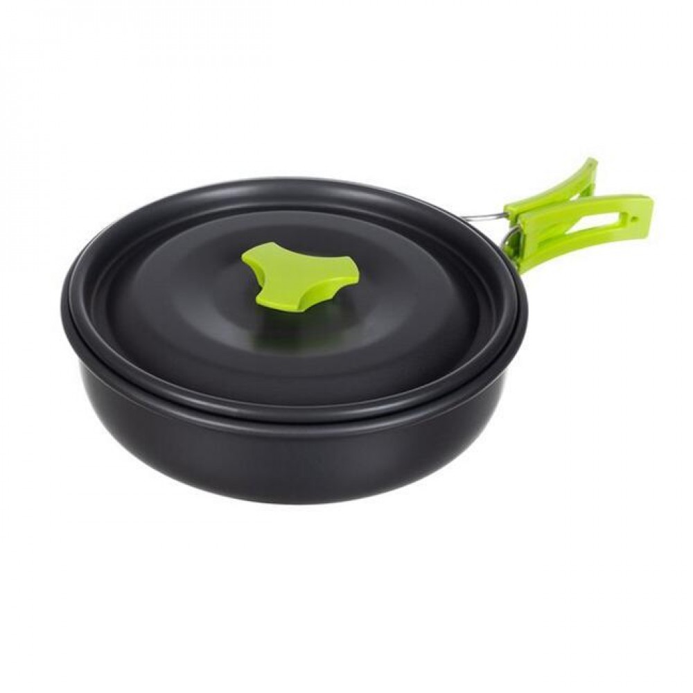 Oala, tigaie, ibric, tacamuri si cani, Isotrade, turistic, camping, set 18 piese Oala, tigaie, ibric, tacamuri si cani, Isotrade, turistic, camping, set 18 piese