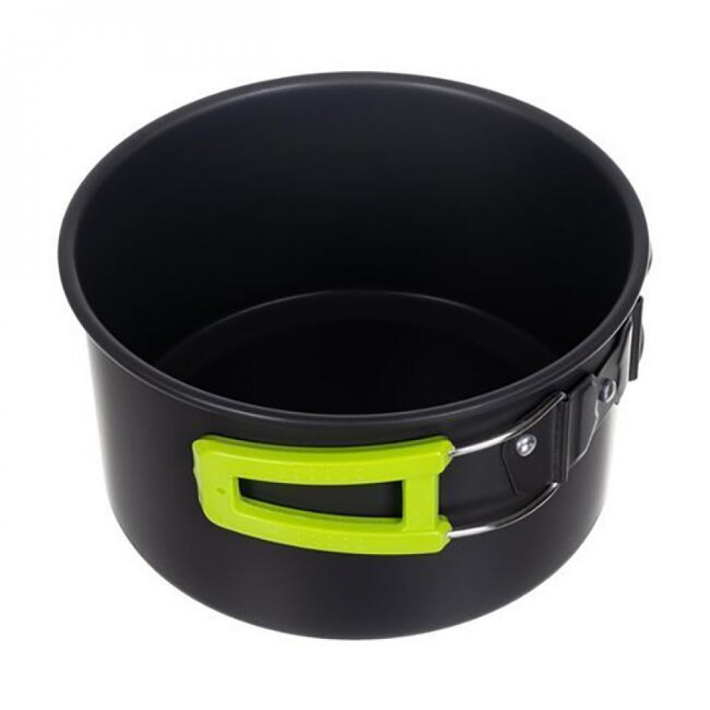 Oala, tigaie, ibric, tacamuri si cani, Isotrade, turistic, camping, set 18 piese Oala, tigaie, ibric, tacamuri si cani, Isotrade, turistic, camping, set 18 piese