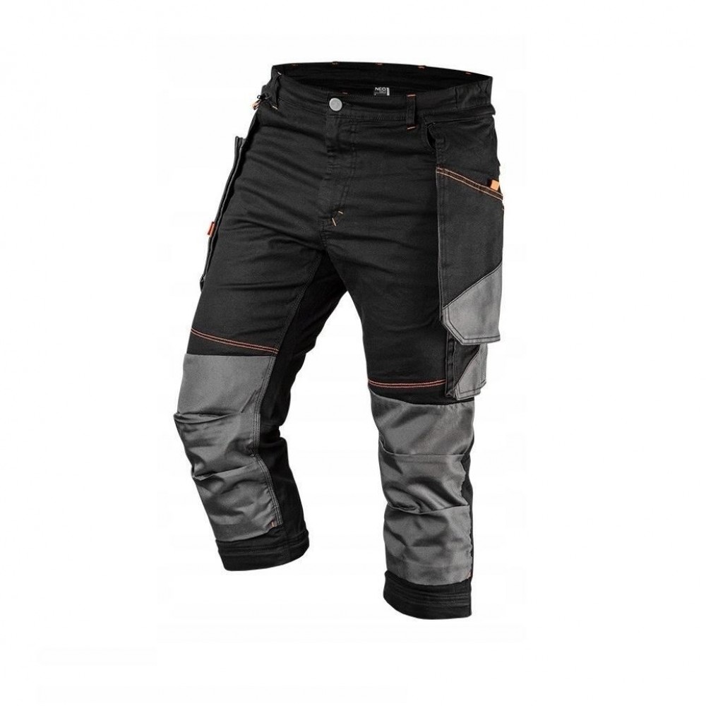 Pantaloni de lucru slim fit, buzunare detasabile, model HD, marimea XXXL/58, NEO
