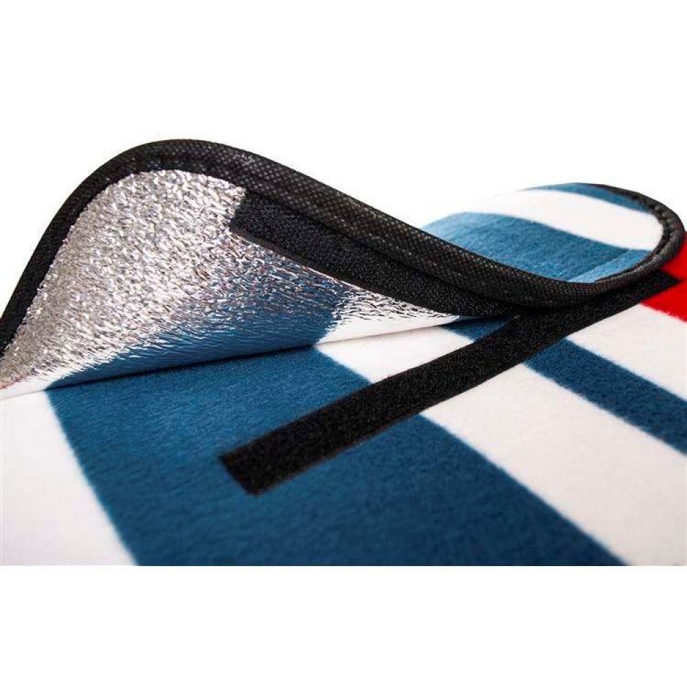 Patura picnic, model dungi, rosu, alb, albastru, 200x220 cm