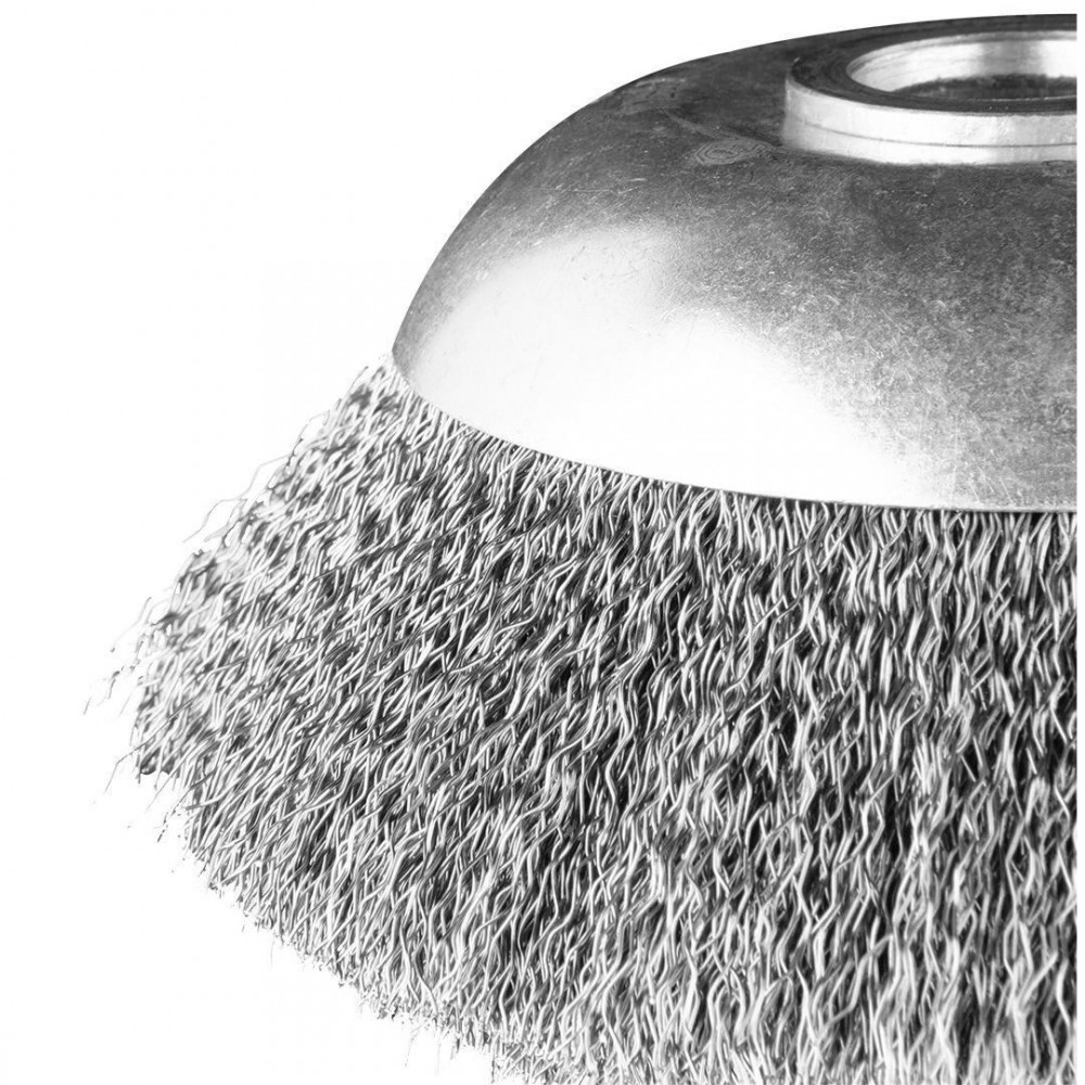 Perie sarma, circulara, pentru motocoasa/trimmer, otel, 150x25.4 mm, Graphite Perie sarma, circulara, pentru motocoasa/trimmer, otel, 150x25.4 mm, Graphite