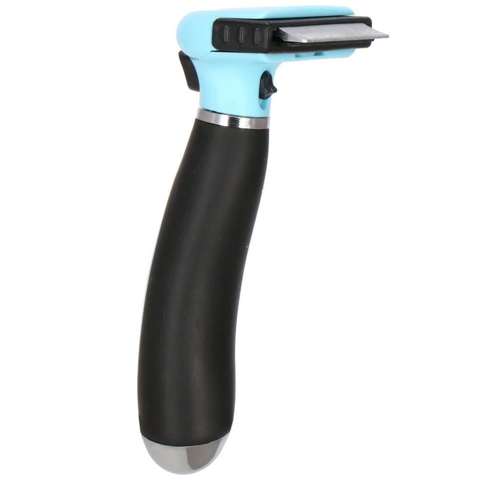 Perie, trimmer, ingrijire caini si pisici, autocuratare, albastru si negru, 5 cm, Springos Perie, trimmer, ingrijire caini si pisici, autocuratare, albastru si negru, 5 cm, Springos