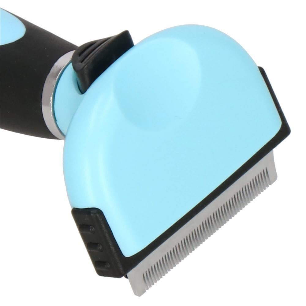 Perie, trimmer, ingrijire caini si pisici, autocuratare, albastru si negru, 5 cm, Springos Perie, trimmer, ingrijire caini si pisici, autocuratare, albastru si negru, 5 cm, Springos