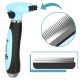Perie, trimmer, ingrijire caini si pisici, autocuratare, albastru si negru, 5 cm, Springos Perie, trimmer, ingrijire caini si pisici, autocuratare, albastru si negru, 5 cm, Springos