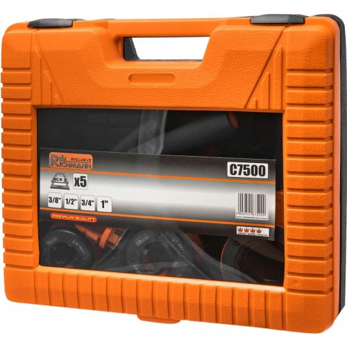 Trusa filiere, Richmann Exclusive, set 5 piese, 3/8-1'' Trusa filiere, Richmann Exclusive, set 5 piese, 3/8-1''