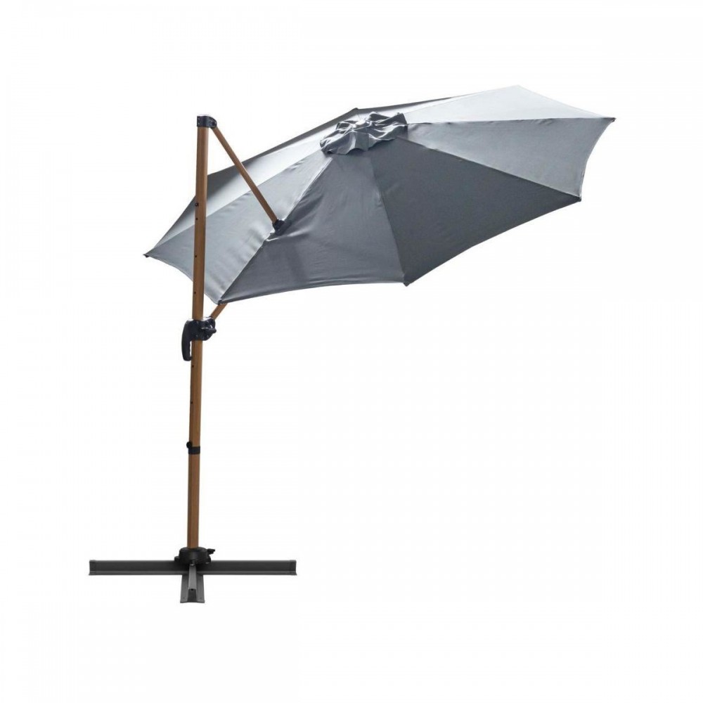 Umbrela gradina/terasa, cu articulatie, antracit, 300 cm, Roma