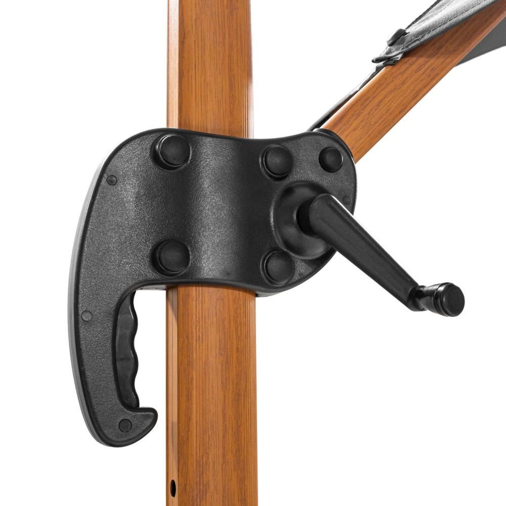 Umbrela gradina/terasa, cu articulatie, bej, 300 cm, Roma