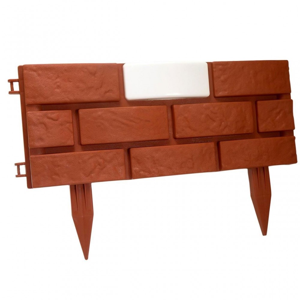 Gard de gradina decorativ, cu iluminare solara, set 4 buc, 42x29 cm